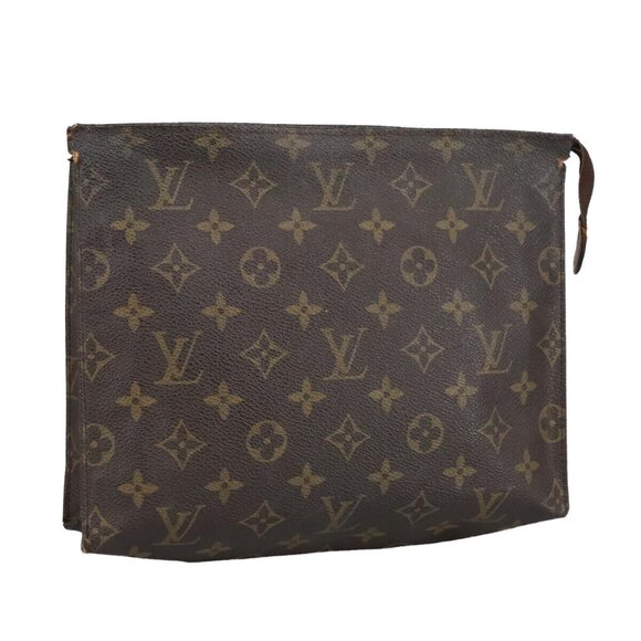 LOUIS VUITTON Monogram Poche Toilette 26 Pouch LV Auth - Picture 1 of 16